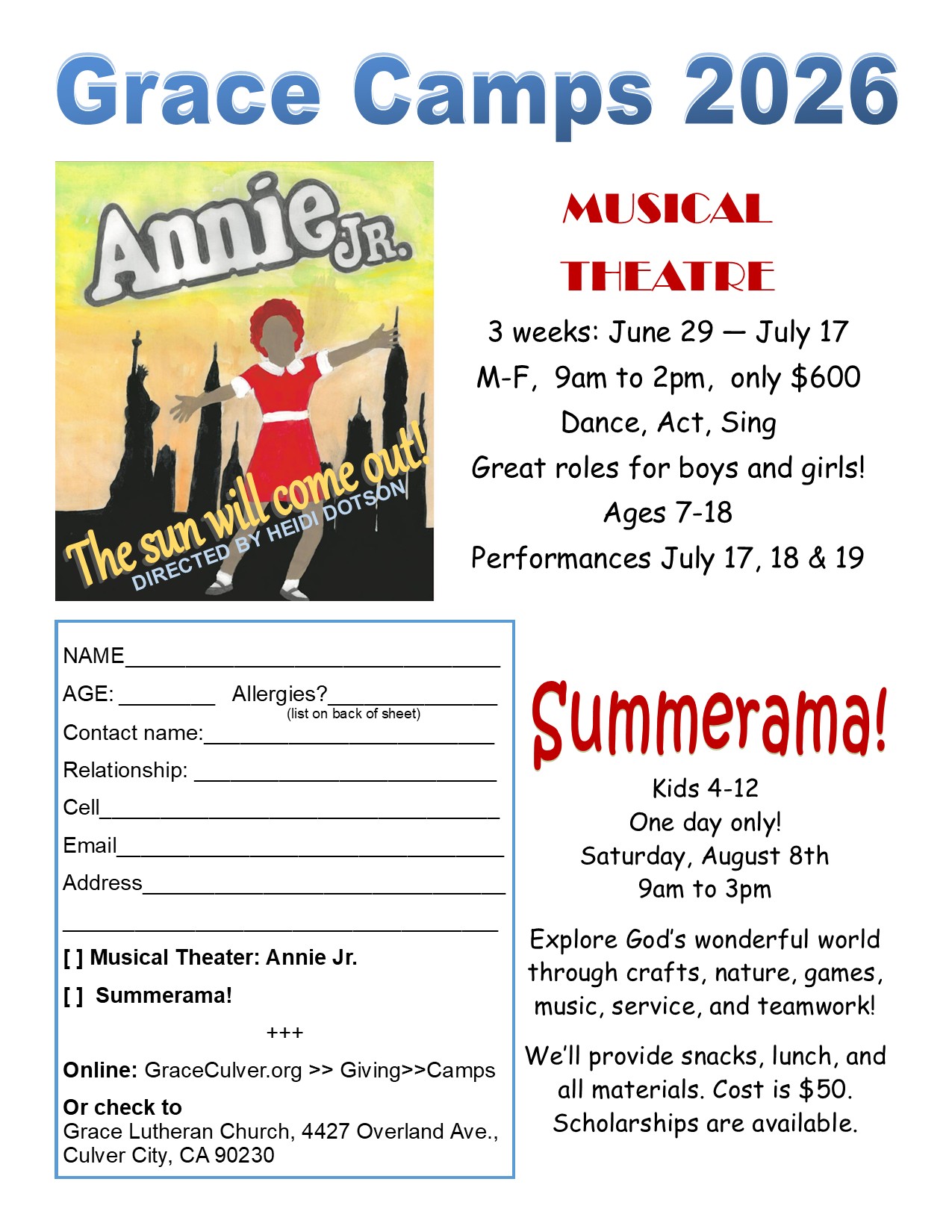 Grace Lutheran Camps